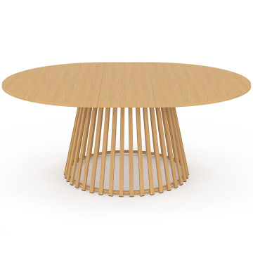 Table de jardin ronde extensible Hortensia Ø160-200cm