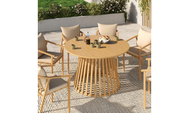 Table de jardin Hortensia ronde Ø120