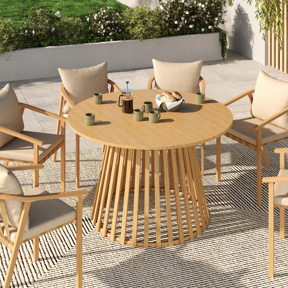 Table de jardin Hortensia ronde Ø120