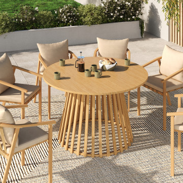 Table de jardin Hortensia ronde Ø120