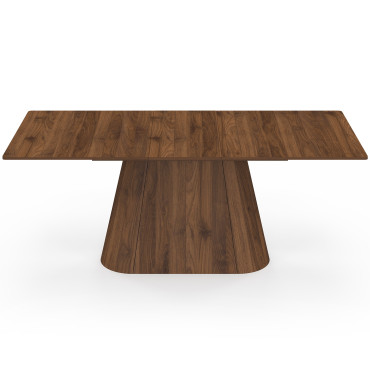 Table à manger extensible Rosita 160-200cm effet noyer