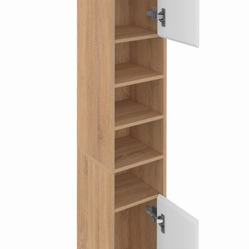 Colonne salle de bain Tom 2 portes 4 niches