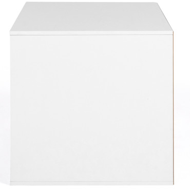 Maison de toilette pour chat blanche litière intégrée