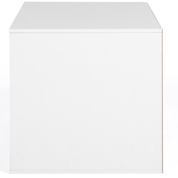 Maison de toilette pour chat blanche litière intégrée