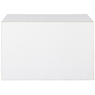 Maison de toilette pour chat blanche litière intégrée