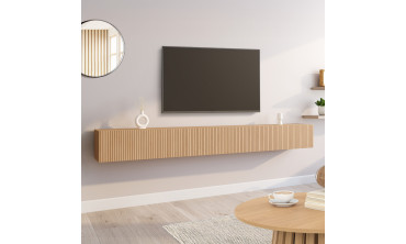 Meuble TV suspendu Albane L270cm