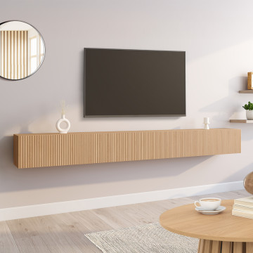 Meuble TV suspendu Albane L270cm