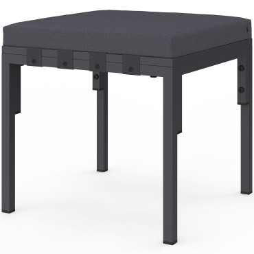 Salon de jardin Tropéa 8 places gris 2 en 1