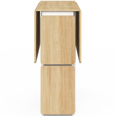 Ensemble repas Andy table pliante et 4 tabourets