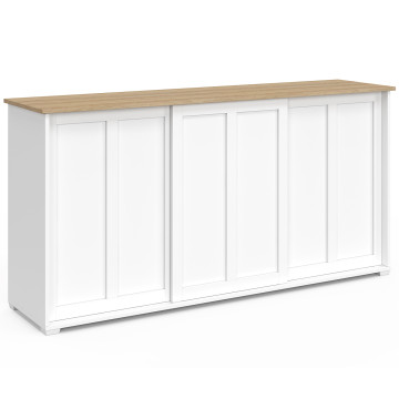 Buffet Jamy 3 portes blanc 160cm