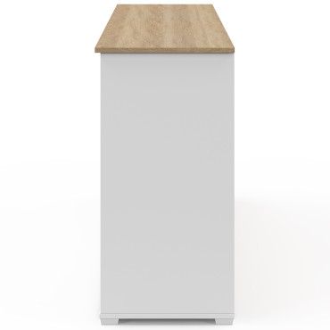 Buffet Jamy 3 portes blanc 160cm