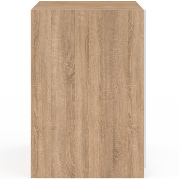 Meuble machine à laver Will effet hêtre 2 portes blanches