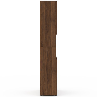 Armoire salle de bain Tom effet noyer 4 portes