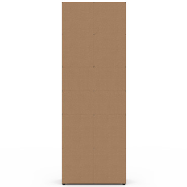 Armoire salle de bain Tom effet noyer 4 portes