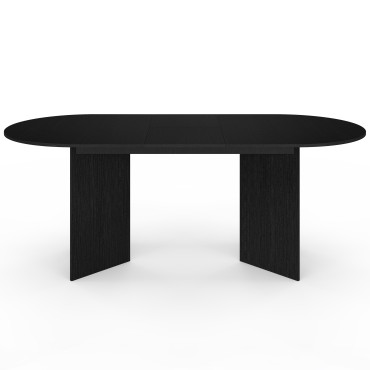 Table à manger extensible Gabin 160-200cm noir