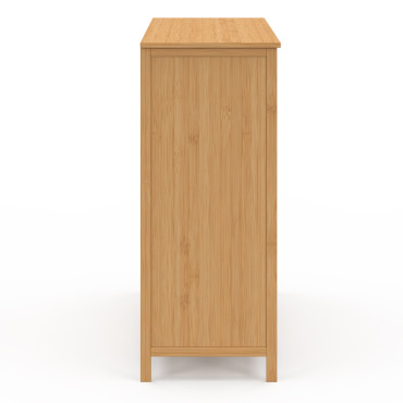 Meuble salle de bain Maya 2 paniers à linge bambou