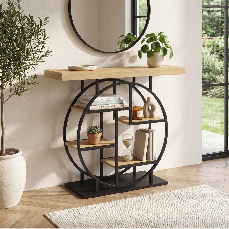 Console étagère arrondie Onda