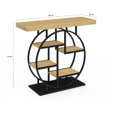 Console étagère arrondie Onda
