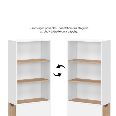 Meuble salle de bain Will 2 niveaux