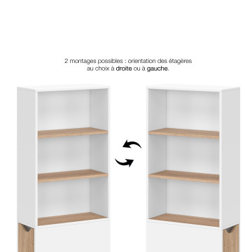 Meuble salle de bain Will 2 niveaux