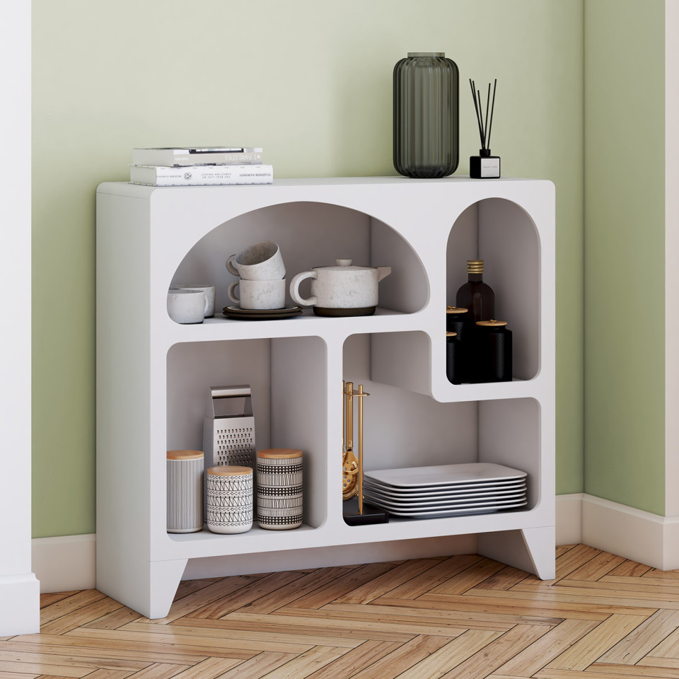 Buffet Alyana organique blanc 80cm