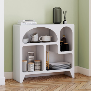 Buffet Alyana organique blanc 80cm