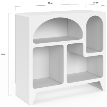 Buffet Alyana organique blanc 80cm