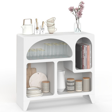 Buffet Alyana organique blanc 80cm