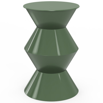 Table d'appoint Irène vert kaki