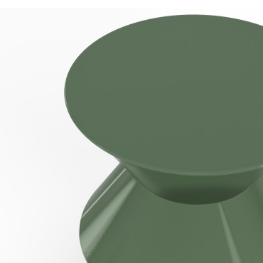 Table d'appoint Irène vert kaki