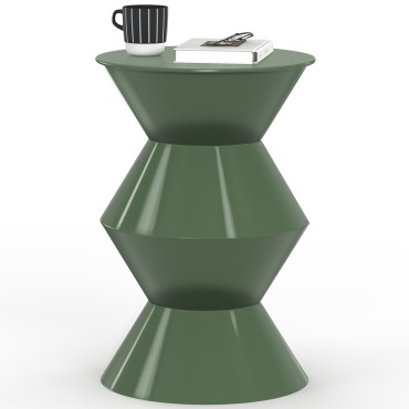 Table d'appoint Irène vert kaki