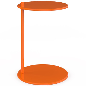 Tables d'appoint Léante métal orange - lot de 2