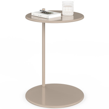 Tables d'appoint Léante métal taupe - lot de 2