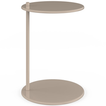 Tables d'appoint Léante métal taupe - lot de 2