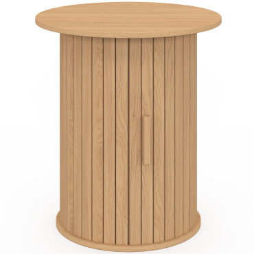 Table d'appoint Albane lattes avec rangement