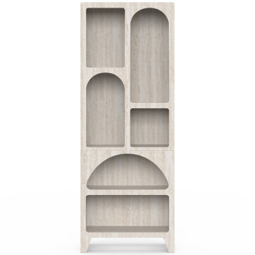 Etagère Alyana organique effet travertin 160cm