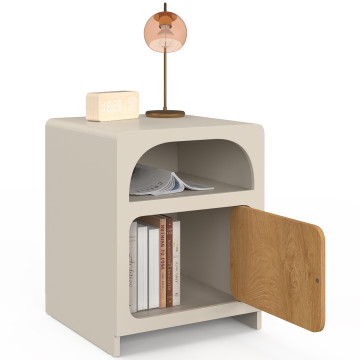 Tables de chevet Athènes 1 tiroir 1 niche - lot de 2
