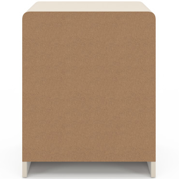 Tables de chevet Athènes 1 tiroir 1 niche - lot de 2