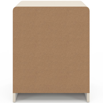 Tables de chevet Athènes 1 tiroir 1 niche - lot de 2