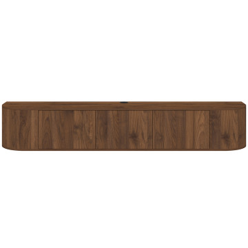 Meuble TV suspendu Elora effet noyer 180cm