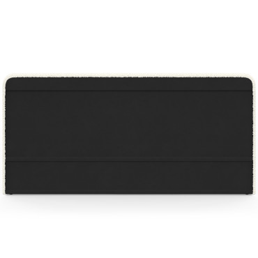 Lit coffre Louise 180x200cm tissu bouclette