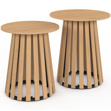 Tables d'appoint Camélia - lot de 2