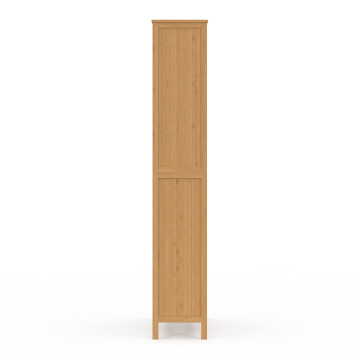 Armoire salle de bain Maya bambou 4 portes