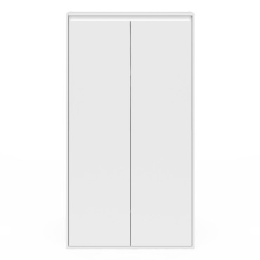 Armoire sous pente Tom 2 portes blanches