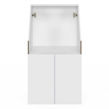 Armoire sous pente Tom 2 portes blanches