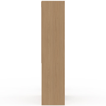 Dressing Faustine extensible 120-180cm 5 tiroirs effet lattes