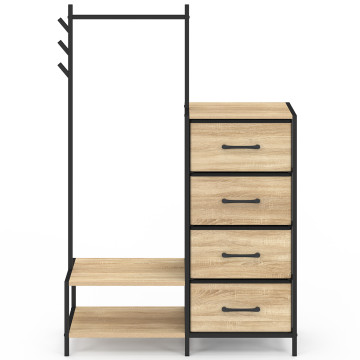 Commode penderie Iris 4 tiroirs