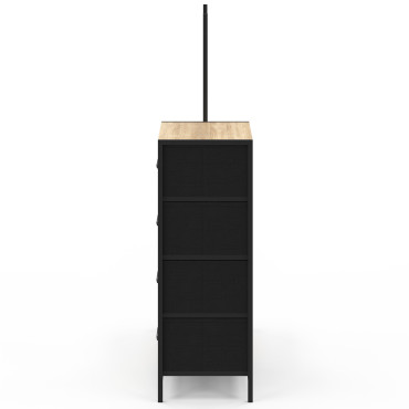 Commode penderie Iris 4 tiroirs