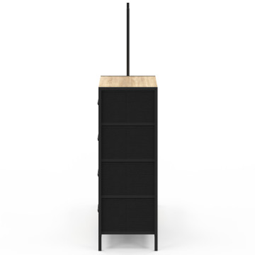 Commode penderie Iris 4 tiroirs