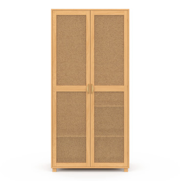 Armoire Eve 2 portes cannage